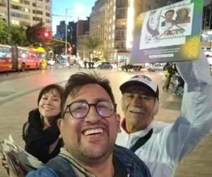 Militantes de Todos Somos Colombia se despliegan por localidades bogotanas de Candelaria y Santa Fe en entusiasta jornada de promoción e impulso de la alternativa presidencial Iván Cepeda-Aída Quilcué