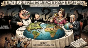 Inequidad capitalista obscena: solo 166 mil personas en el mundo controlan riqueza global de 37.1 billones de dólares, superando el PIB de EE.UU.