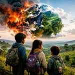 Un planeta en llamas en una era de cambio climático, guerra y migración