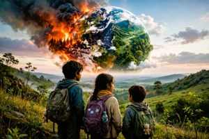 Un planeta en llamas en una era de cambio climático, guerra y migración
